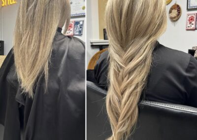 Xstyle Salon Kamloops blonde extensions