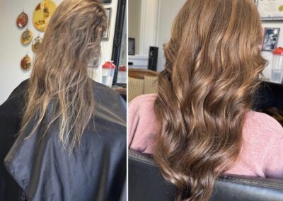 Xstyle Salon Kamloops long brunette waves